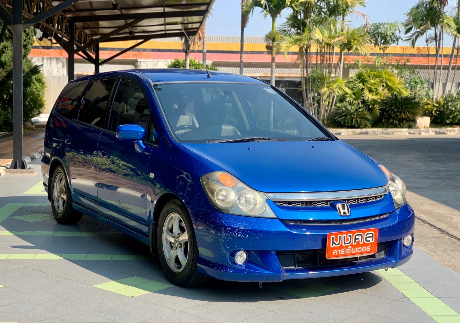 Honda Stream ปี 2005 สีน้ำเงิน (รูปที่ 3)