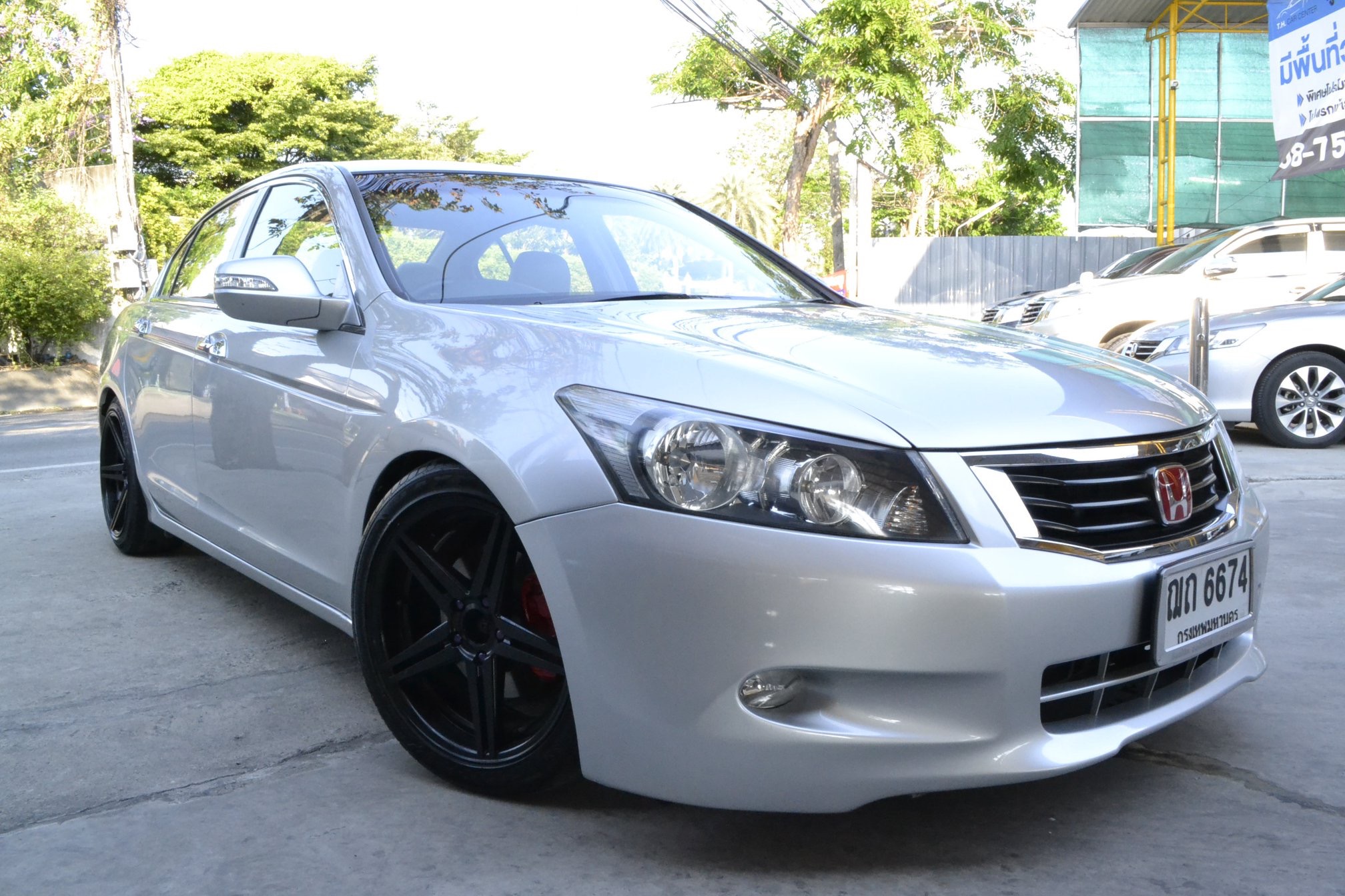 Honda Accord Gen 8 ปี 2008 สีเทา