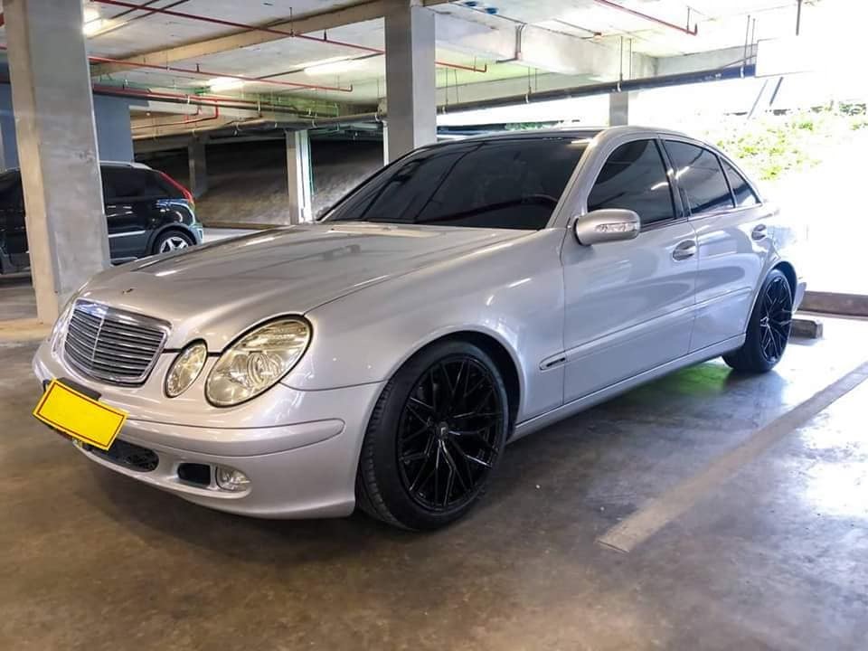 Mercedes-Benz E-Class W211 E220 ปี 2003 สีเทา (รูปที่ 3)