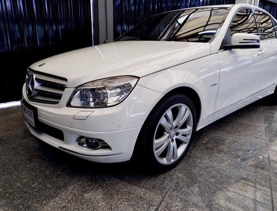 Mercedes-Benz C-Class W204 C230 ปี 2009 สีขาว (รูปที่ 3)