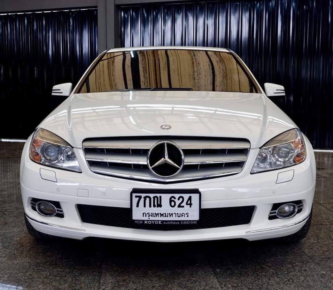 Mercedes-Benz C-Class W204 C230 ปี 2009 สีขาว (รูปที่ 2)