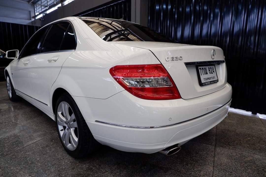 Mercedes-Benz C-Class W204 C230 ปี 2009 สีขาว (รูปที่ 4)