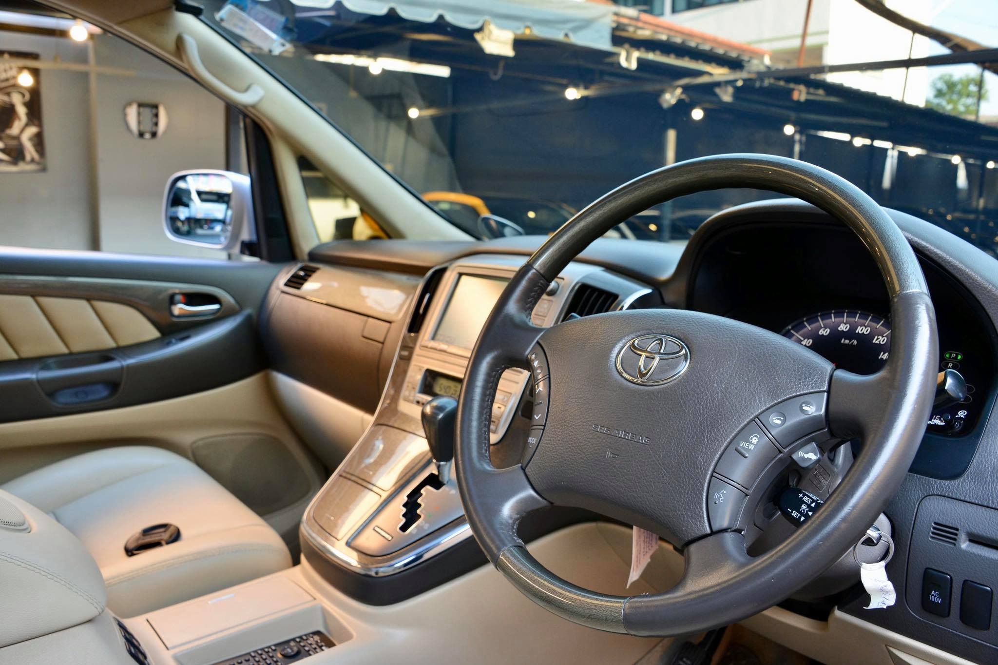 Toyota Alphard ปี 2007 สีเงิน (รูปที่ 10)