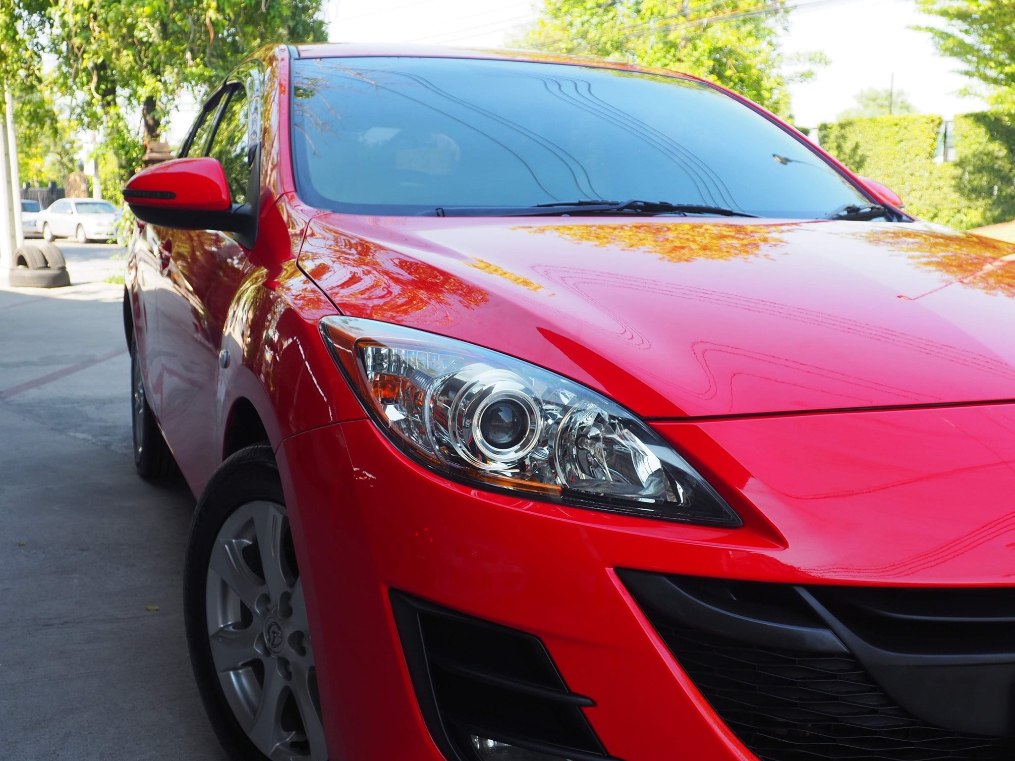 Mazda 3 ปี 2013 สีแดง