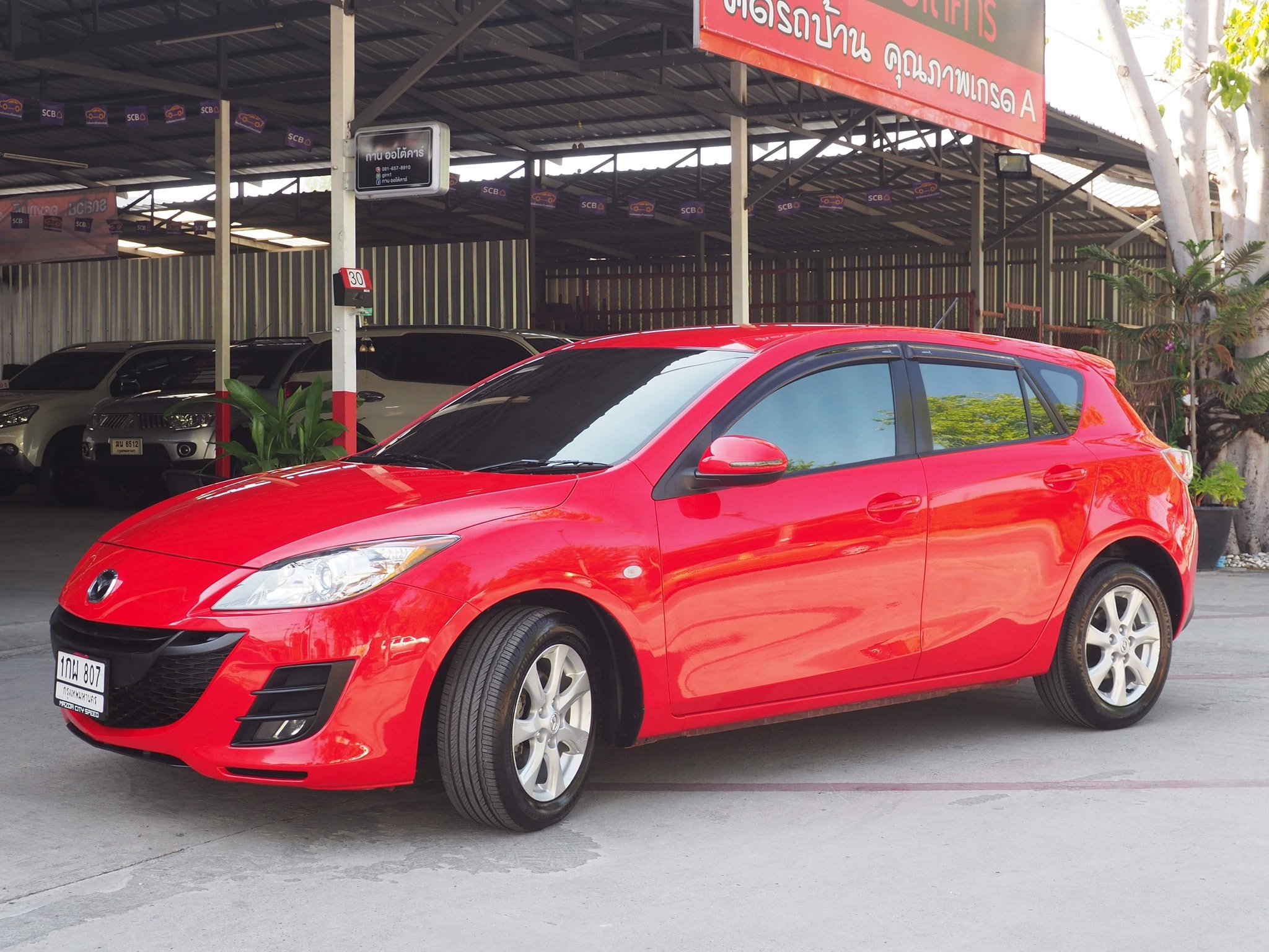 Mazda 3 ปี 2013 สีแดง