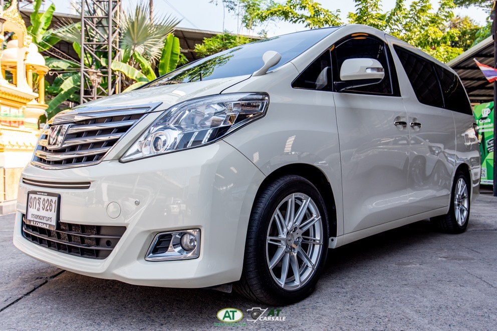 Toyota Alphard ปี 2012 สีขาว (รูปที่ 2)