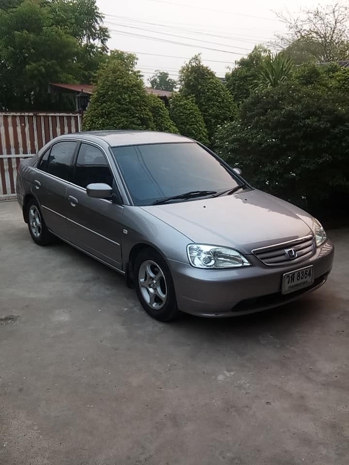 Honda Civic ES (Dimension) ปี 2003 สีเทา