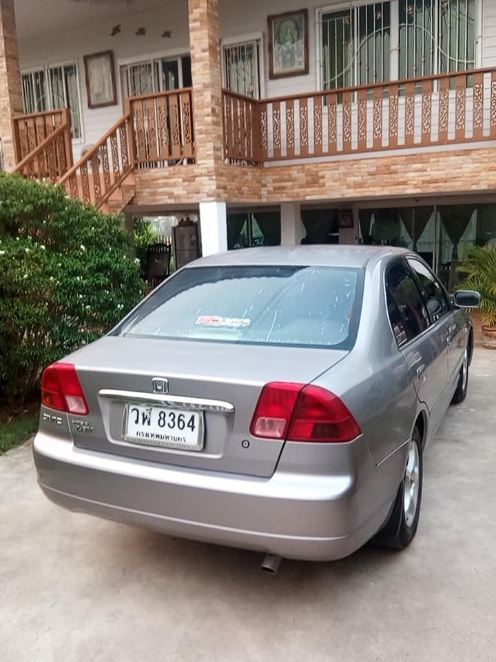 Honda Civic ES (Dimension) ปี 2003 สีเทา (รูปที่ 4)