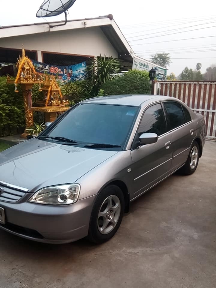 Honda Civic ES (Dimension) ปี 2003 สีเทา (รูปที่ 3)