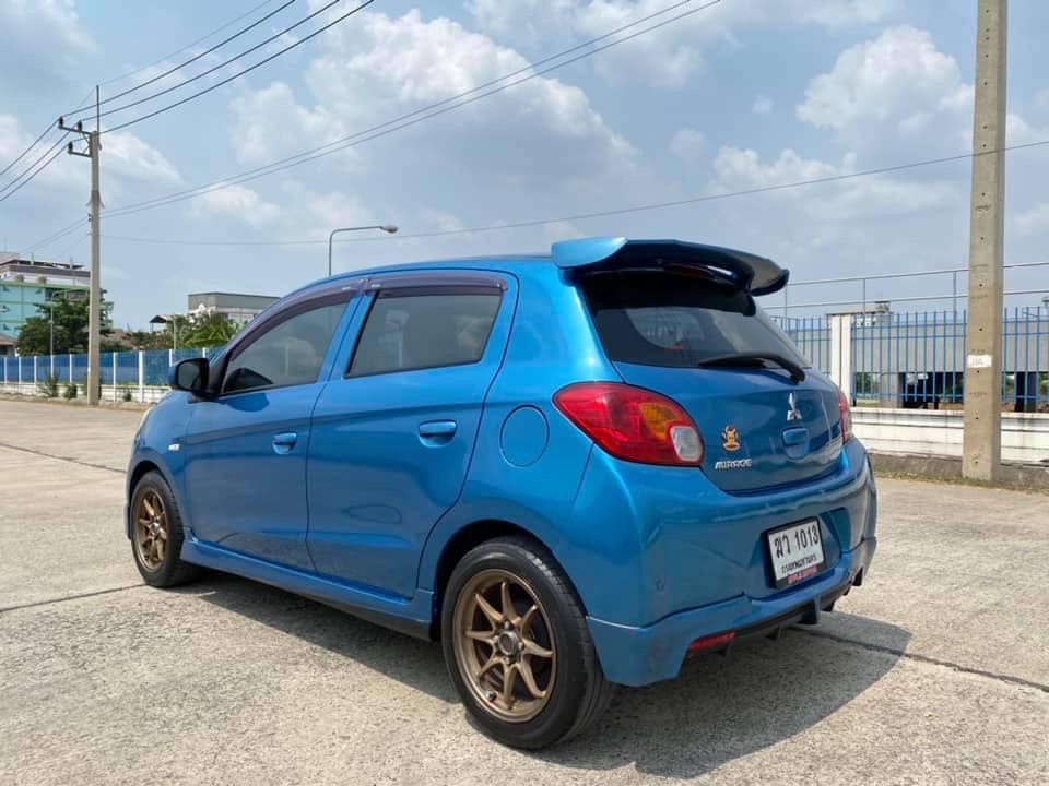 Mitsubishi Mirage ปี 2012 สีฟ้า (รูปที่ 4)