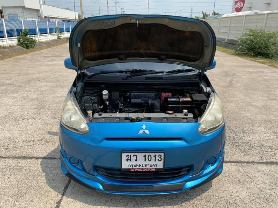 Mitsubishi Mirage ปี 2012 สีฟ้า (รูปที่ 9)