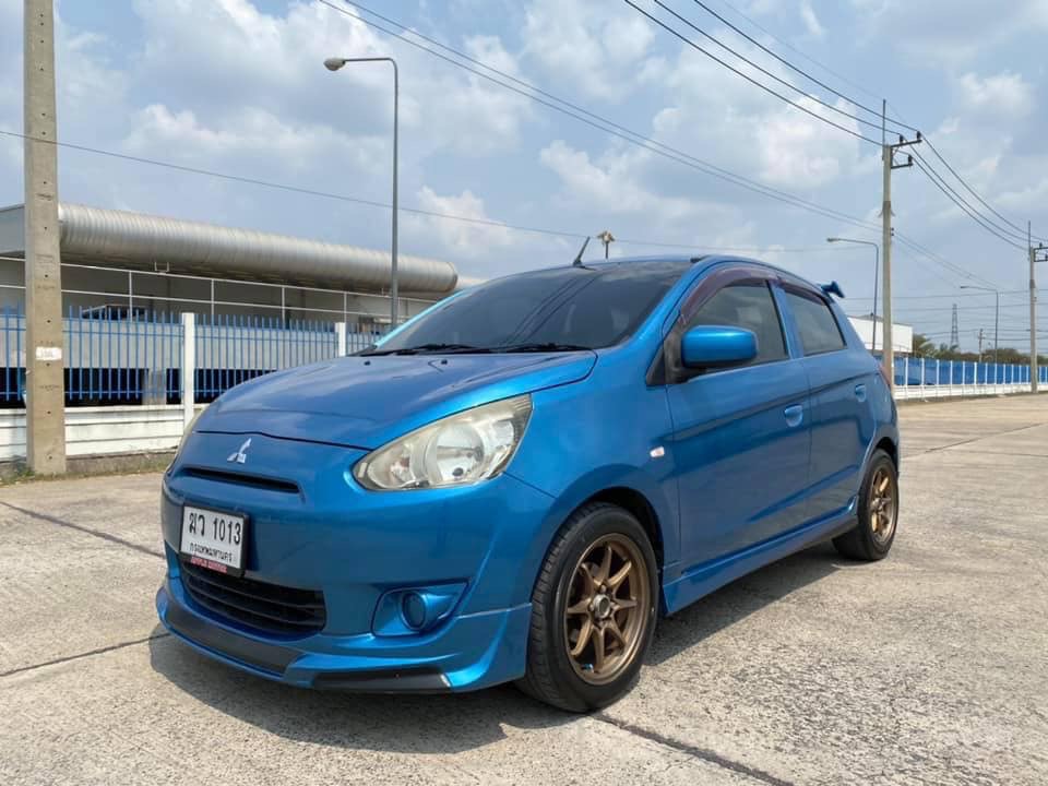 Mitsubishi Mirage ปี 2012 สีฟ้า (รูปที่ 3)