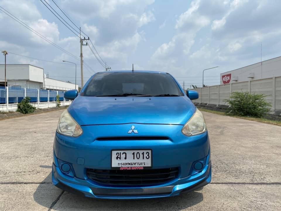Mitsubishi Mirage ปี 2012 สีฟ้า (รูปที่ 2)