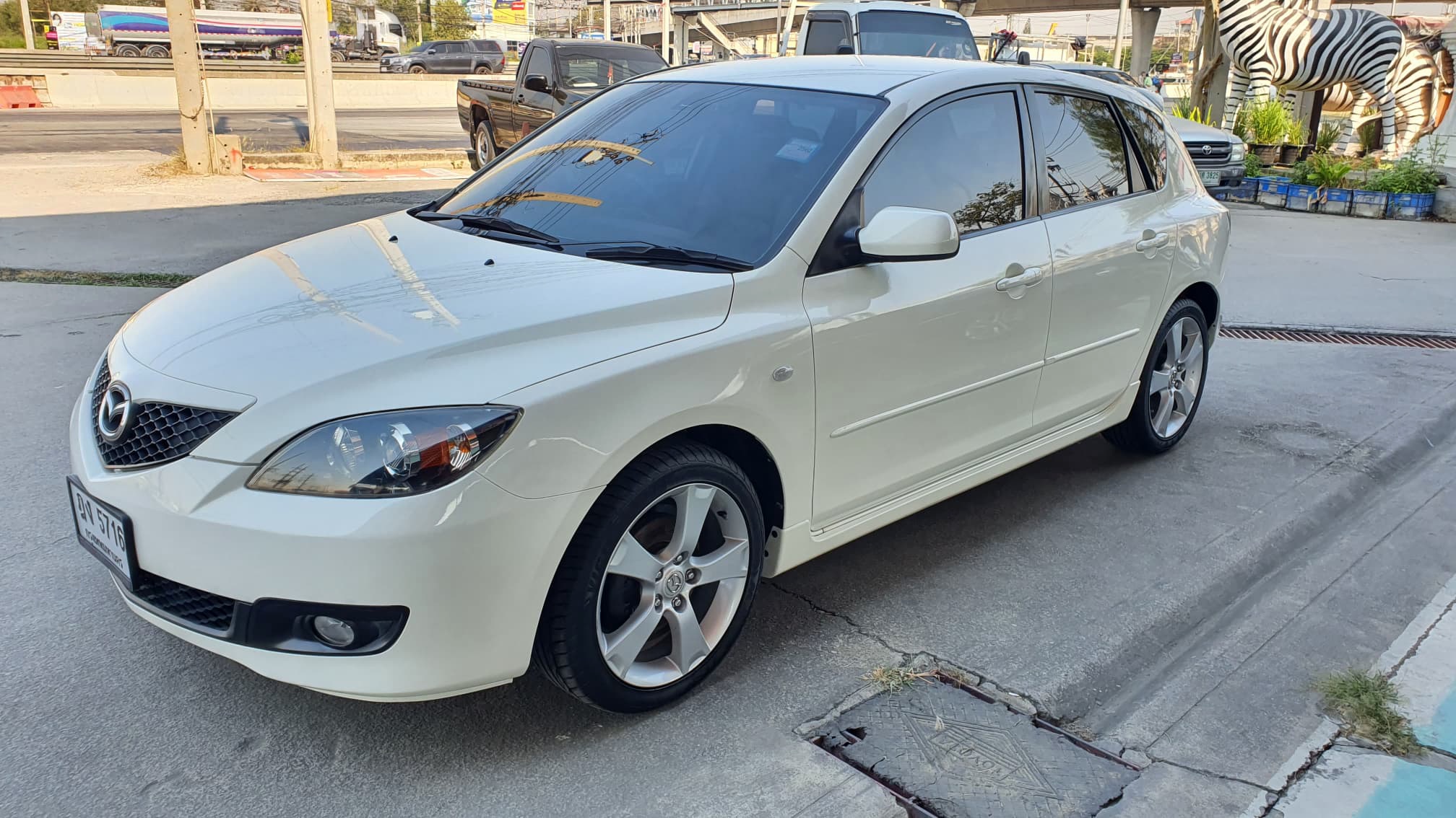Mazda 3 ปี 2007 สีขาว (รูปที่ 3)