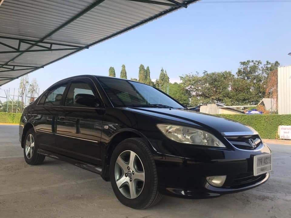 Honda Civic ES (Dimension) โฉม ตาเหยี่ยว ปี 2005 สีดำ (รูปที่ 3)