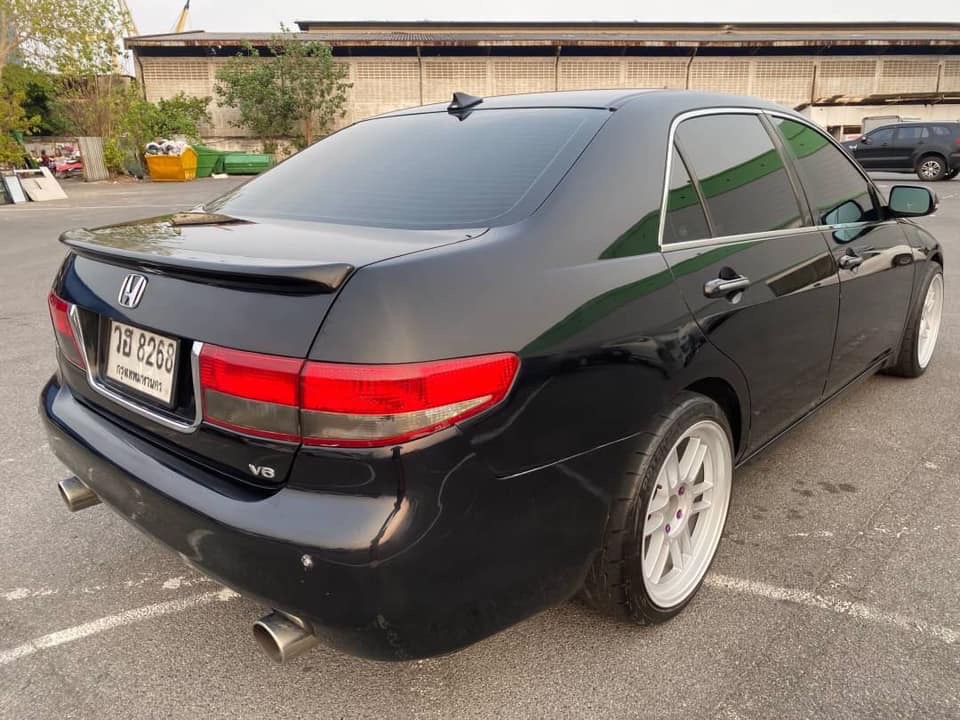 Honda Accord Gen 7 (ปลาวาฬ) ปี 2003 สีดำ (รูปที่ 2)