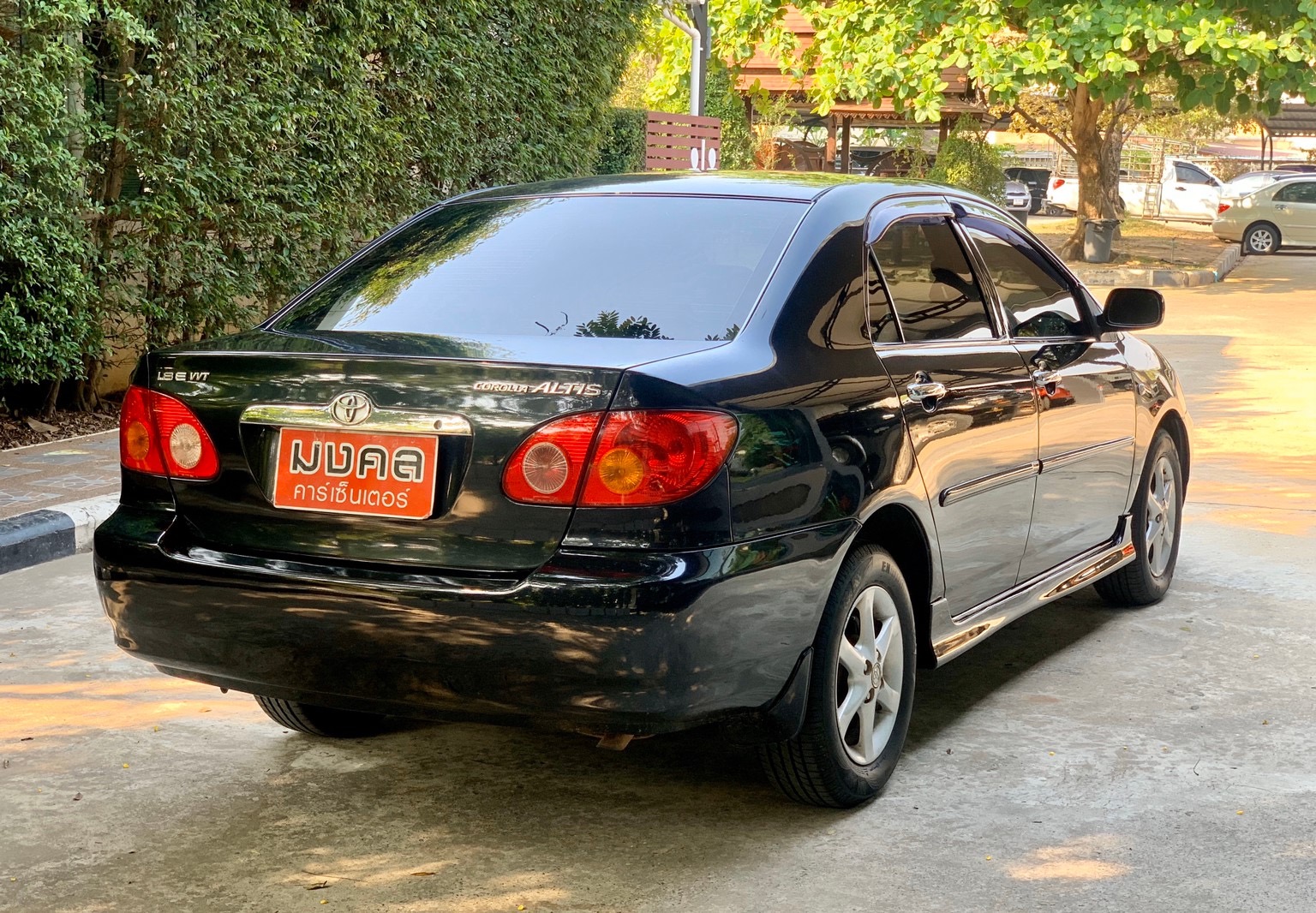Toyota Corolla Altis (หน้าหมู/ตาถั่ว) ปี 2003 สีดำ (รูปที่ 4)