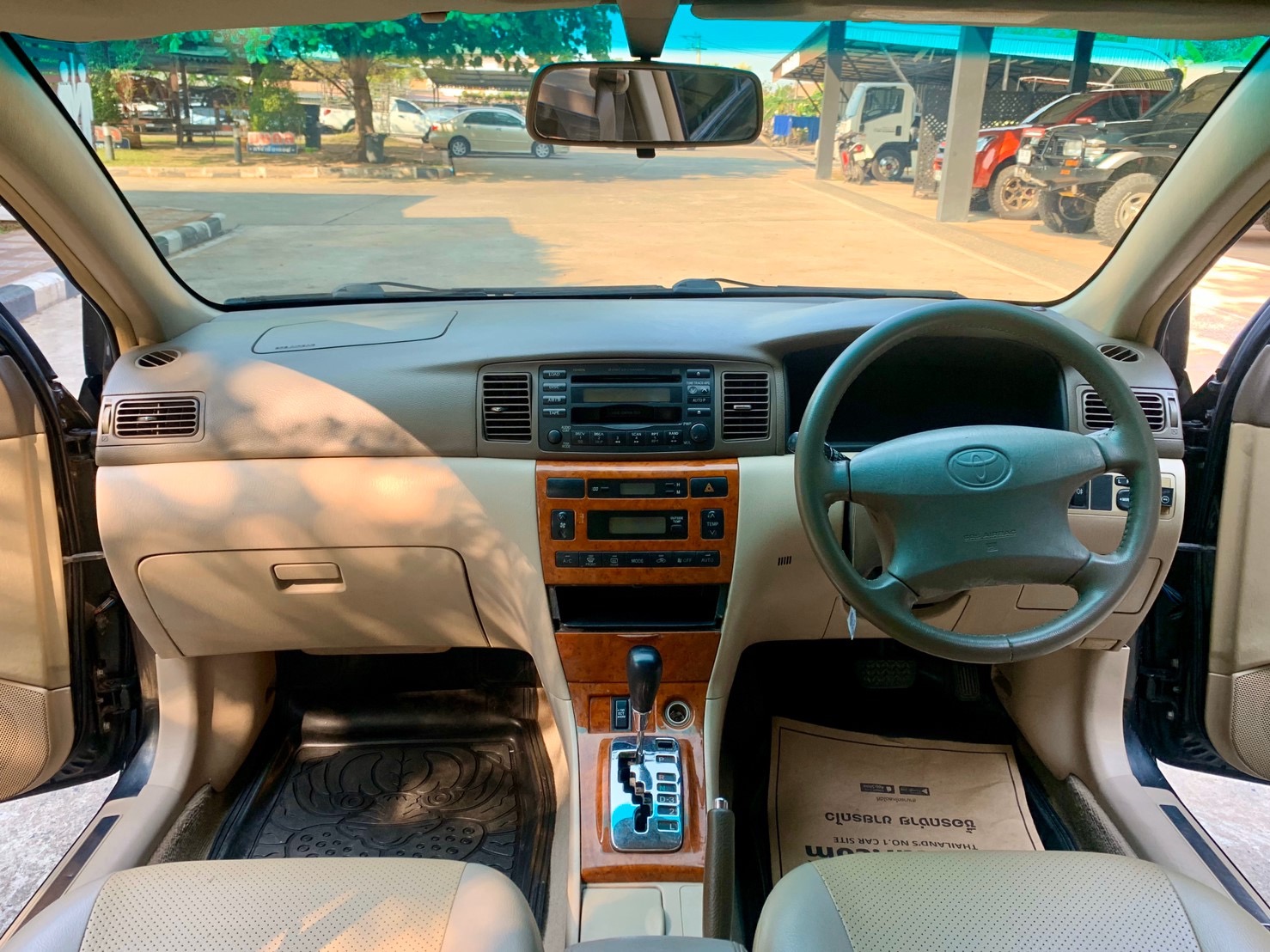 Toyota Corolla Altis (หน้าหมู/ตาถั่ว) ปี 2003 สีดำ (รูปที่ 14)