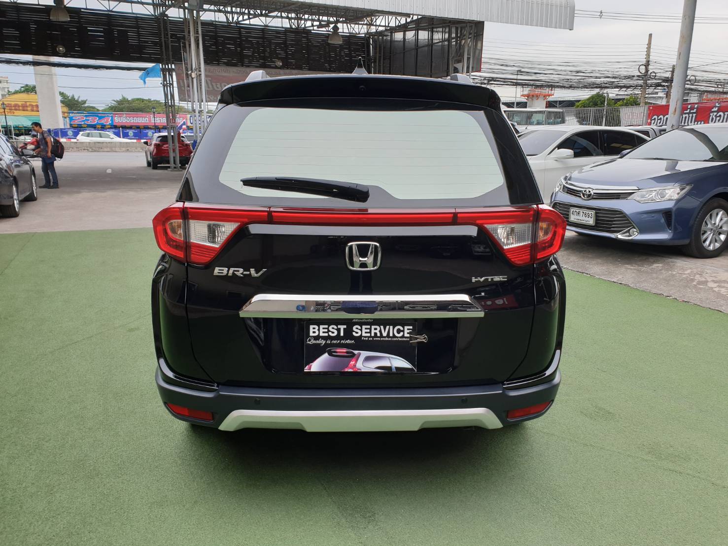 Honda BR-V 1.5SV ปี 2018 สีดำ