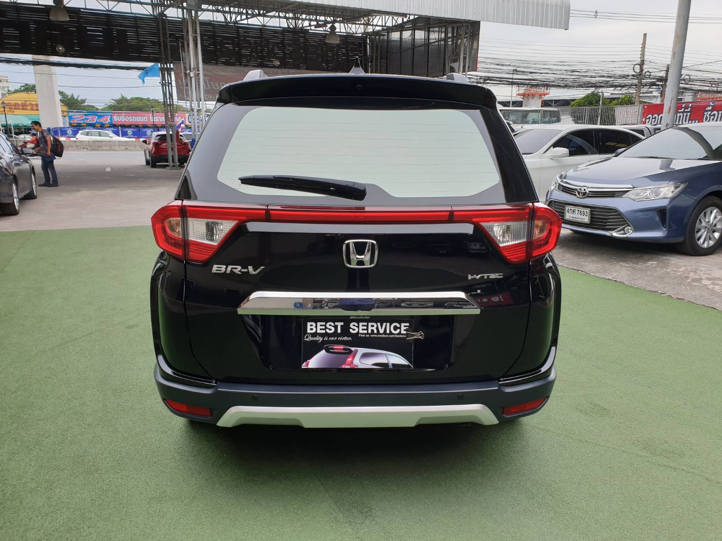 Honda BR-V 1.5SV ปี 2018 สีดำ (รูปที่ 10)