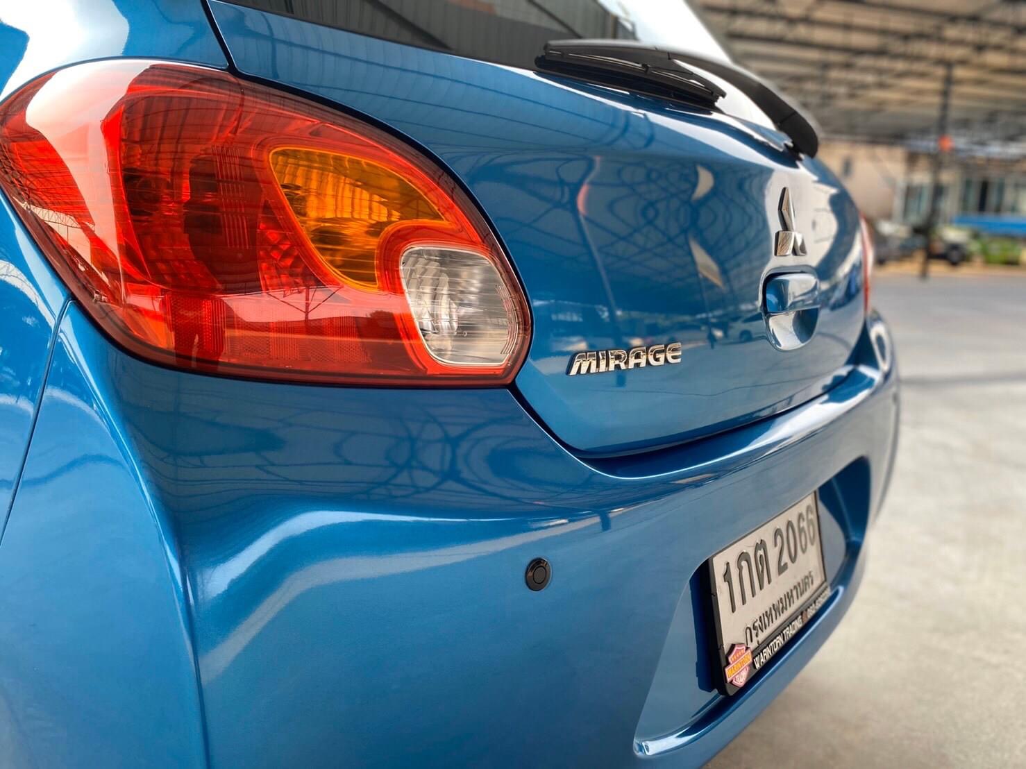 Mitsubishi Mirage ปี 2012 สีฟ้า (รูปที่ 8)