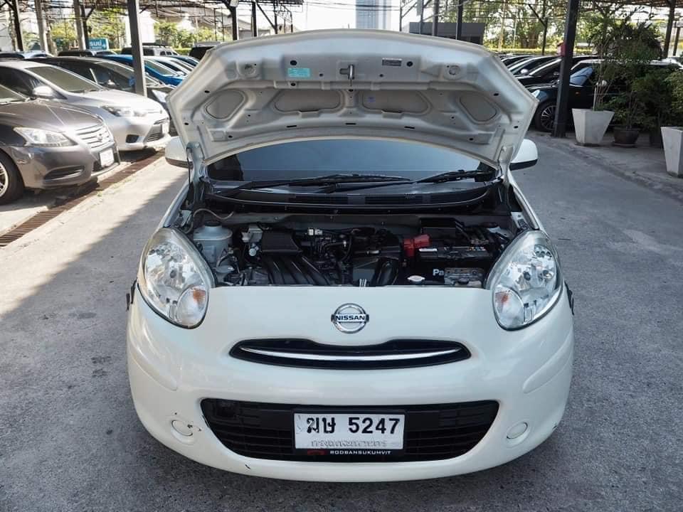 Nissan March ปี 2012 สีขาว (รูปที่ 7)