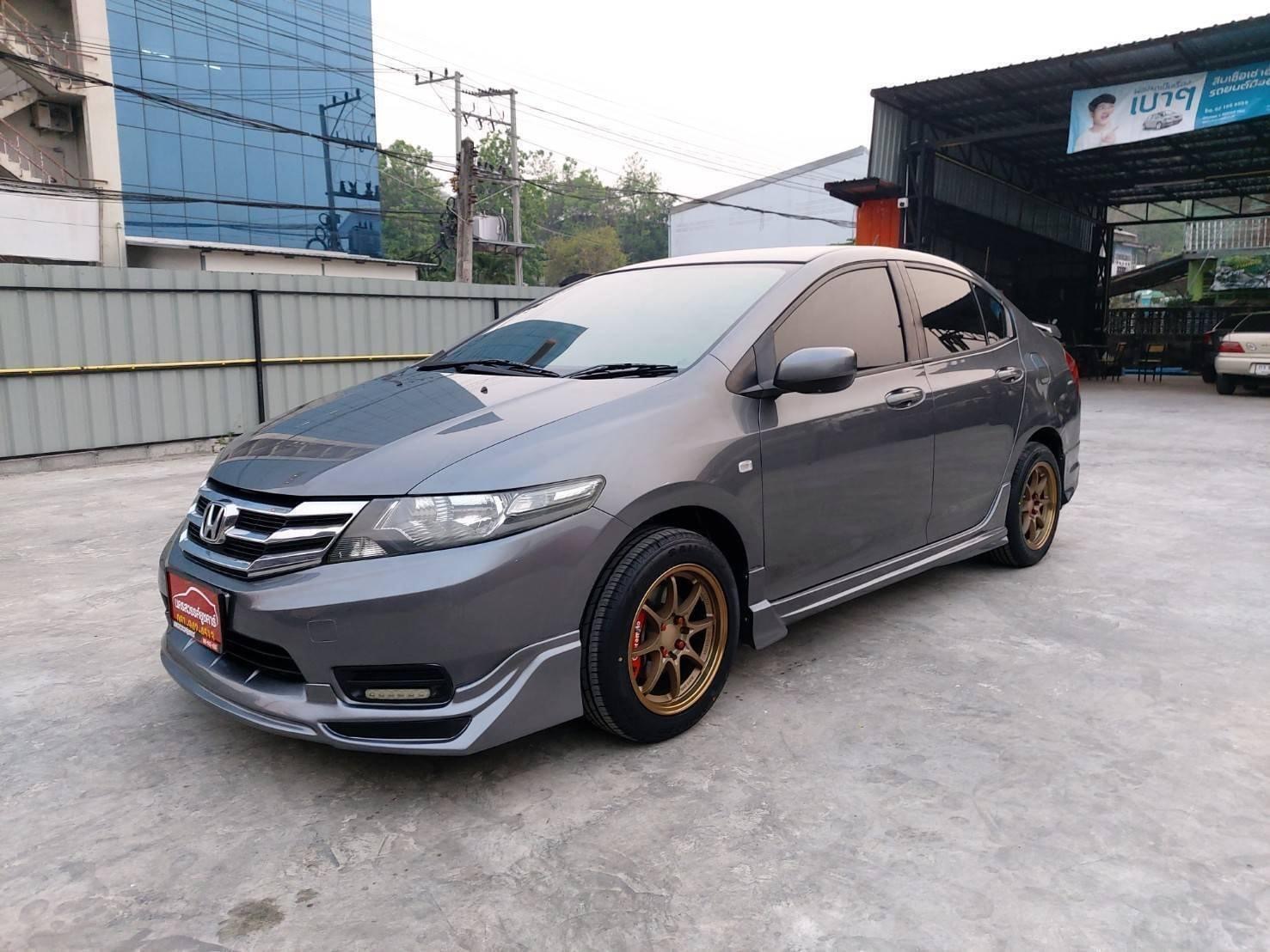 Honda City ปี 2012 สีเทา (รูปที่ 4)