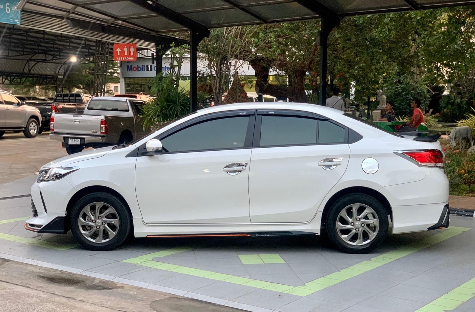 Toyota Vios ไมเนอร์เชนจ์ ปี 2017 สีขาว (รูปที่ 3)