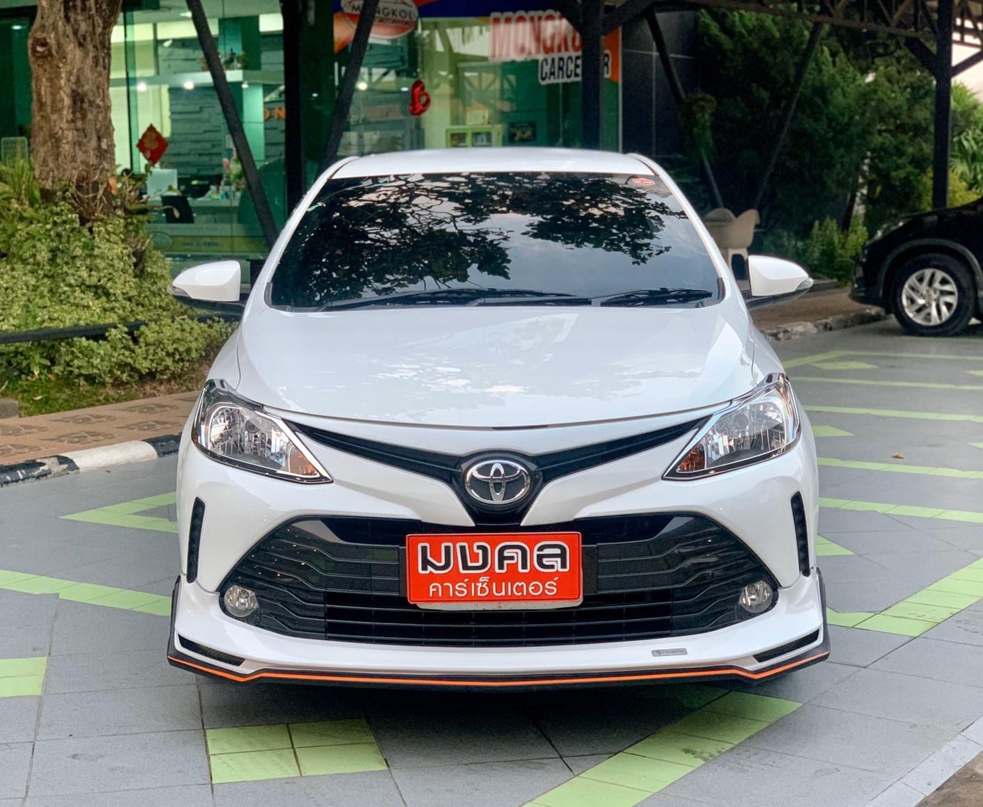 Toyota Vios ไมเนอร์เชนจ์ ปี 2017 สีขาว (รูปที่ 2)