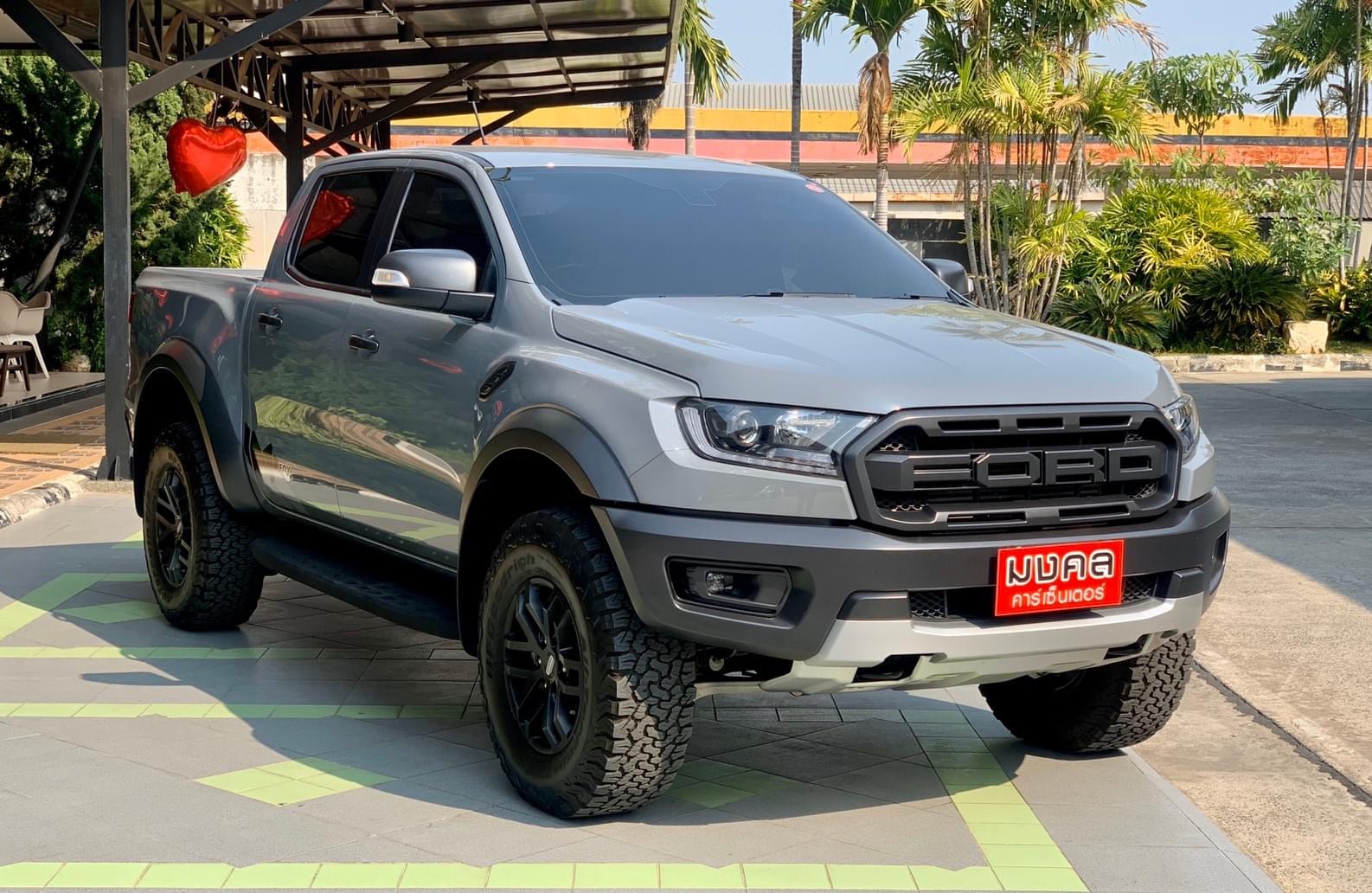 Ford Ranger Hi-Rider (Cab) ปี 2018 สีเทา (รูปที่ 3)