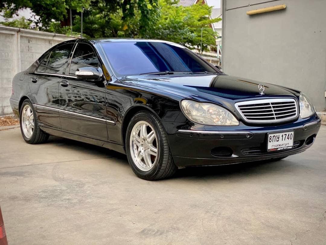 Mercedes-Benz S-Class W220 S280 ปี 2001 สีดำ (รูปที่ 2)