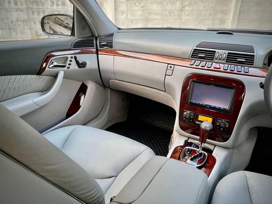 Mercedes-Benz S-Class W220 S280 ปี 2001 สีดำ (รูปที่ 6)