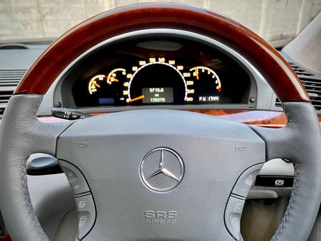 Mercedes-Benz S-Class W220 S280 ปี 2001 สีดำ (รูปที่ 10)