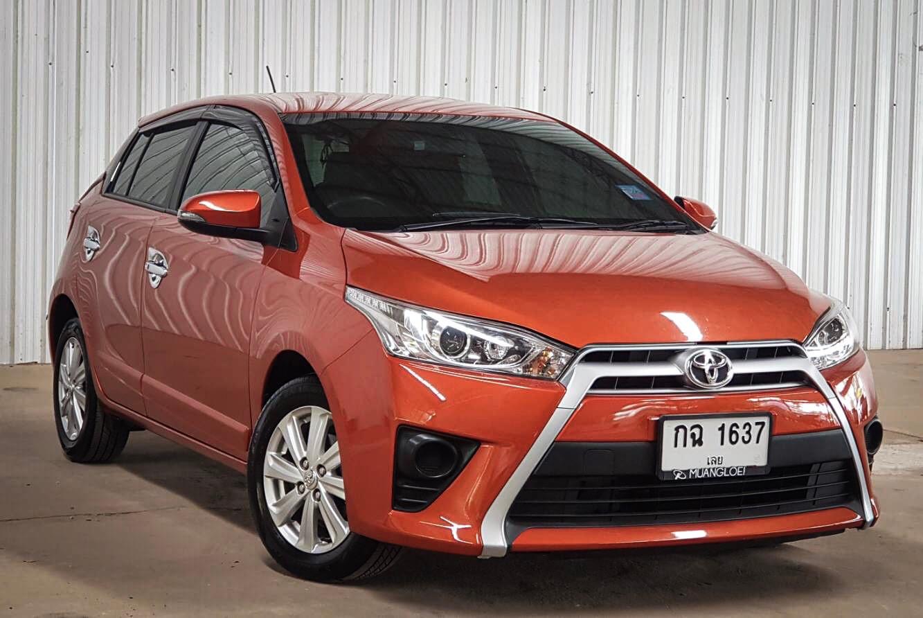 Toyota Yaris ปี 2017 สีส้ม (รูปที่ 3)