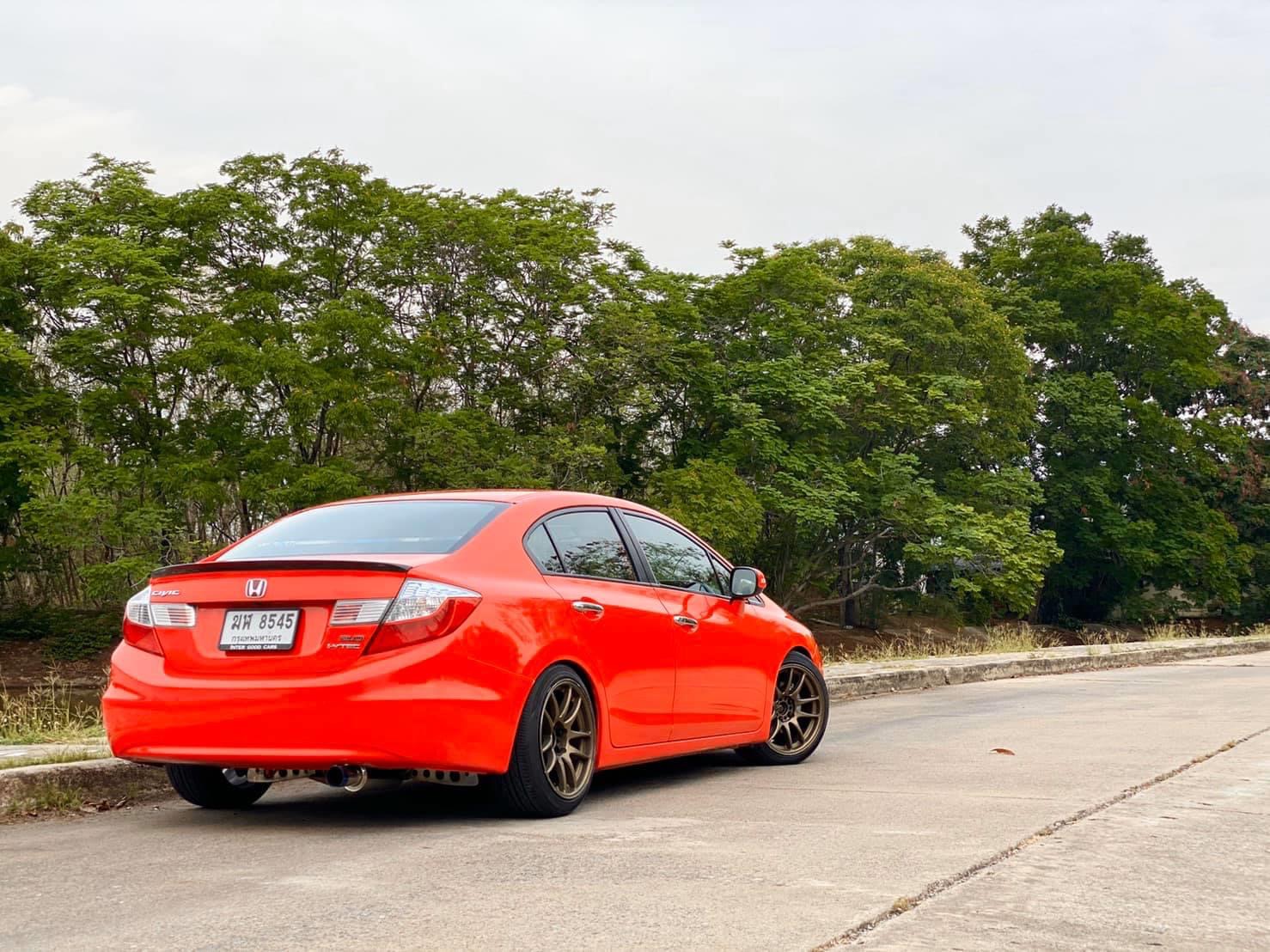 Honda Civic FB ปี 2012 สีส้ม (รูปที่ 4)