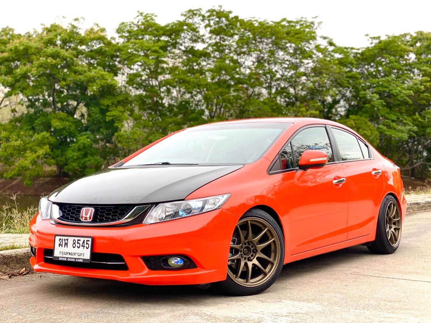 Honda Civic FB ปี 2012 สีส้ม (รูปที่ 8)