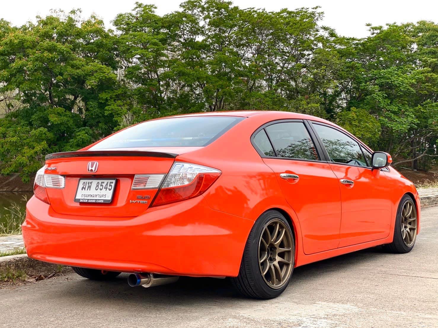 Honda Civic FB ปี 2012 สีส้ม (รูปที่ 9)