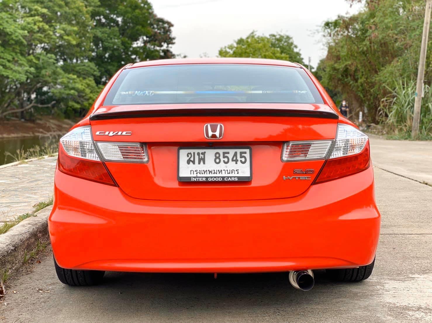 Honda Civic FB ปี 2012 สีส้ม