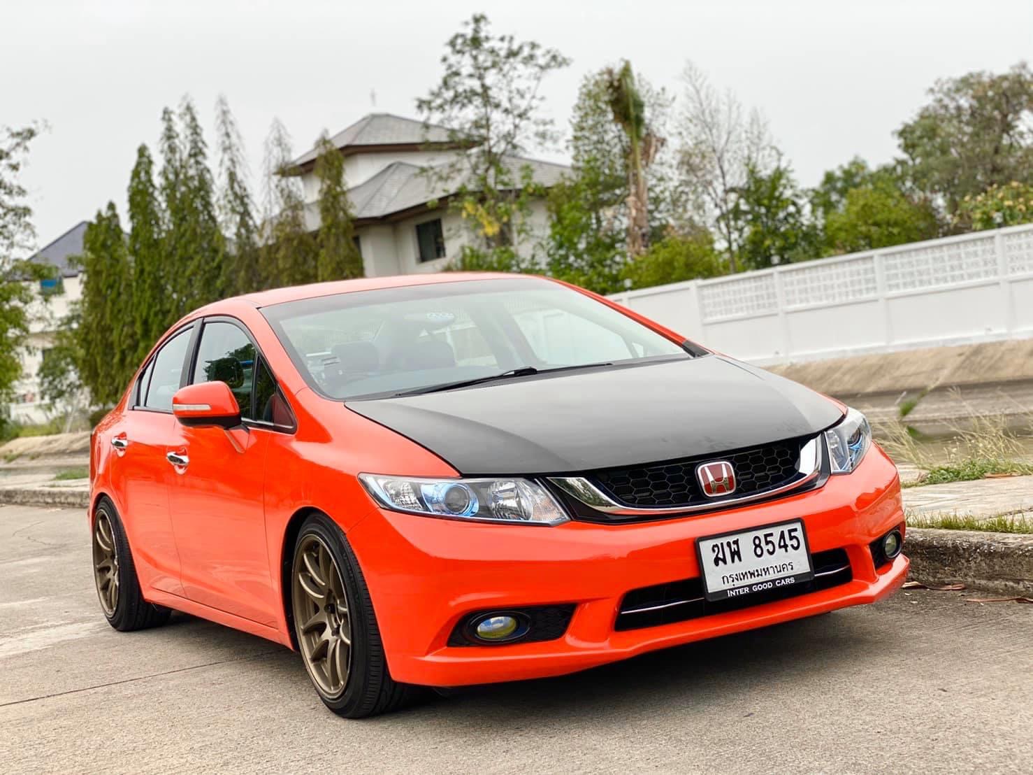 Honda Civic FB ปี 2012 สีส้ม (รูปที่ 10)