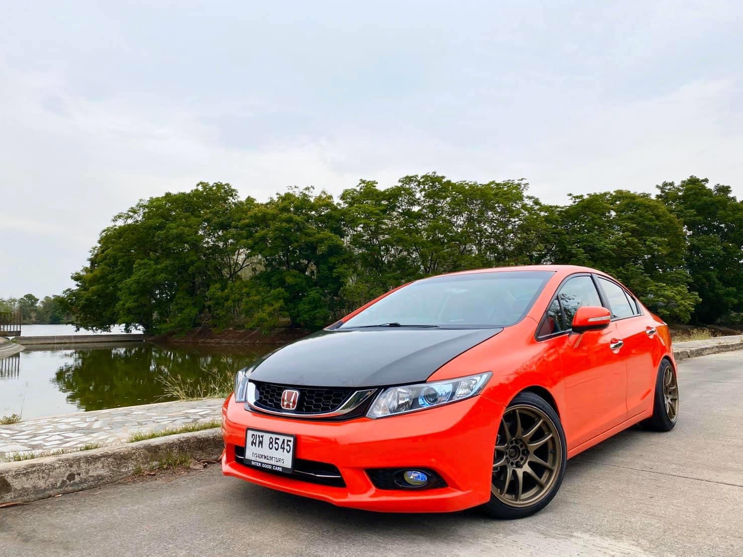 Honda Civic FB ปี 2012 สีส้ม (รูปที่ 3)