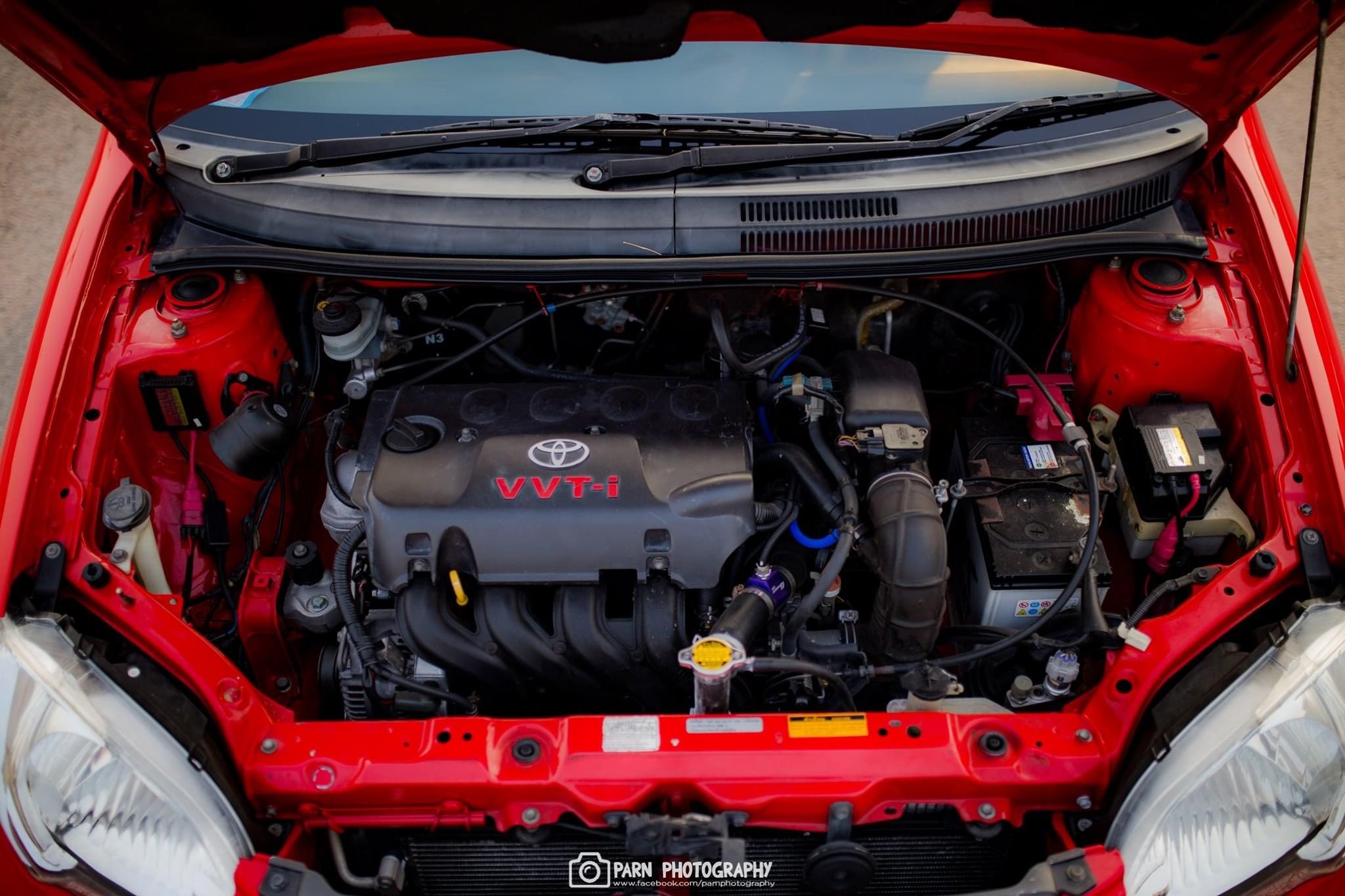 Toyota Vios ปี 2002 สีแดง (รูปที่ 11)