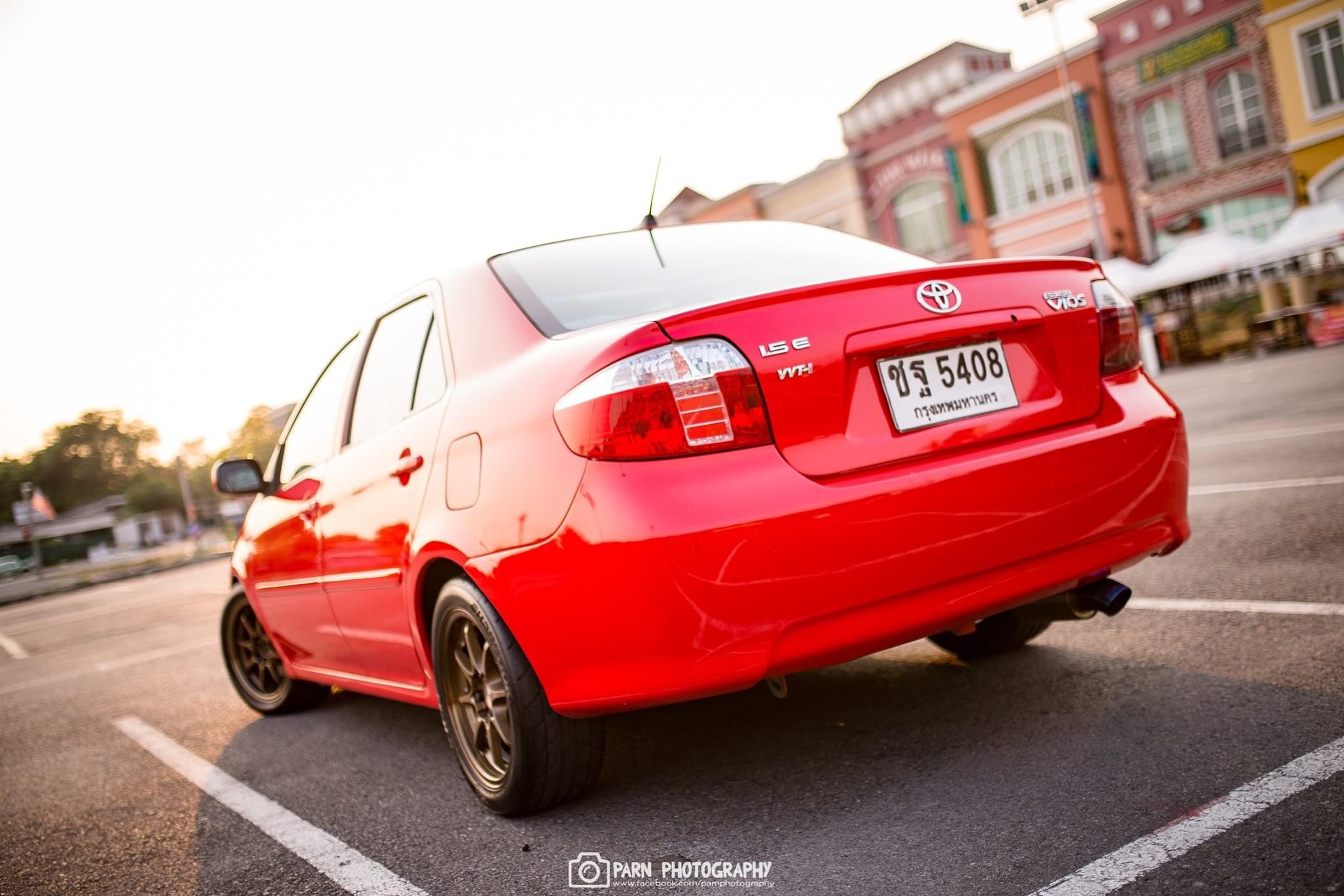 Toyota Vios ปี 2002 สีแดง (รูปที่ 6)