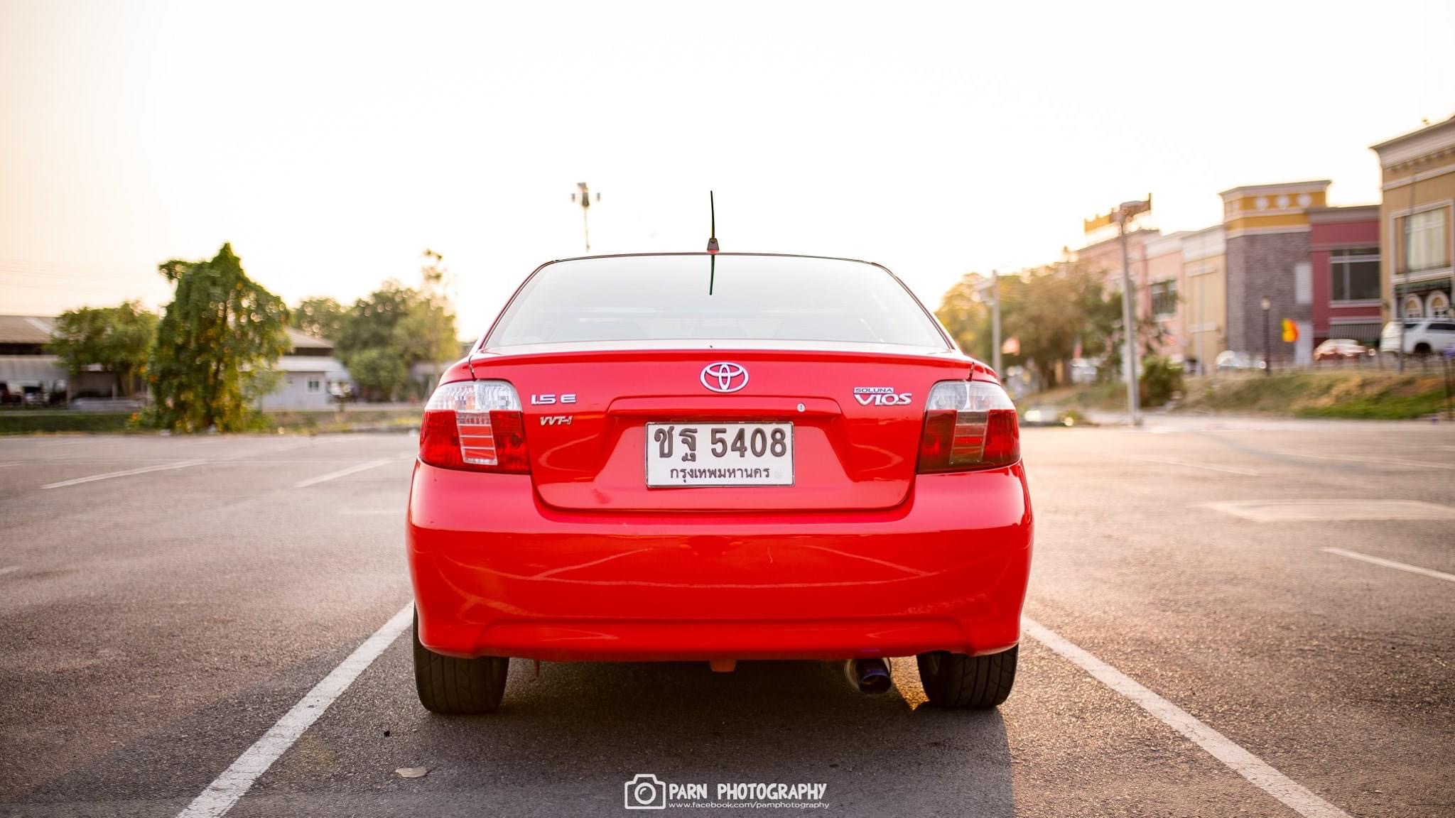 Toyota Vios ปี 2002 สีแดง (รูปที่ 5)