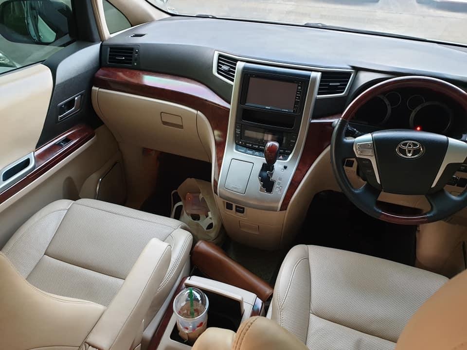 Toyota Vellfire ปี 2009 สีขาว (รูปที่ 6)
