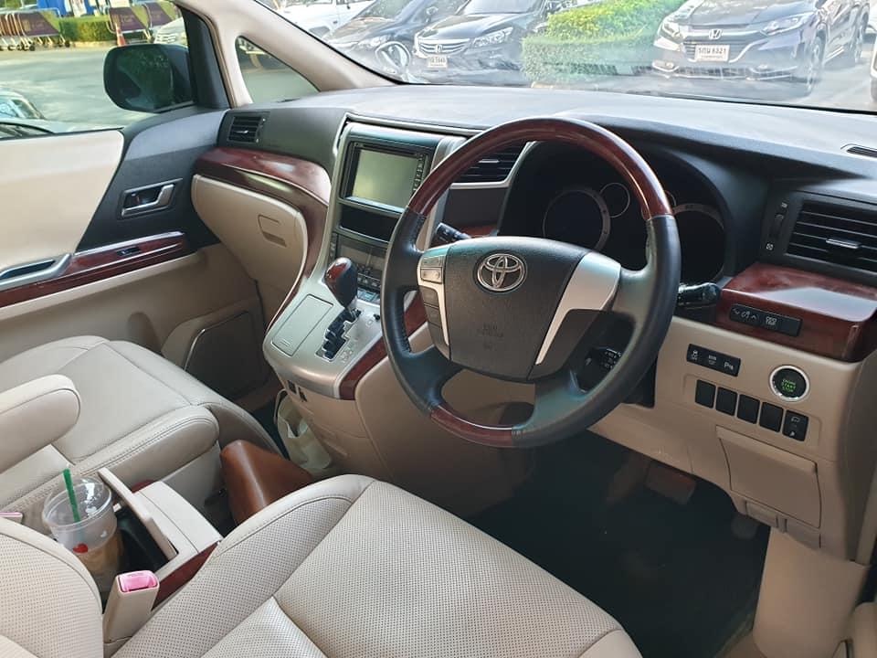 Toyota Vellfire ปี 2009 สีขาว (รูปที่ 8)