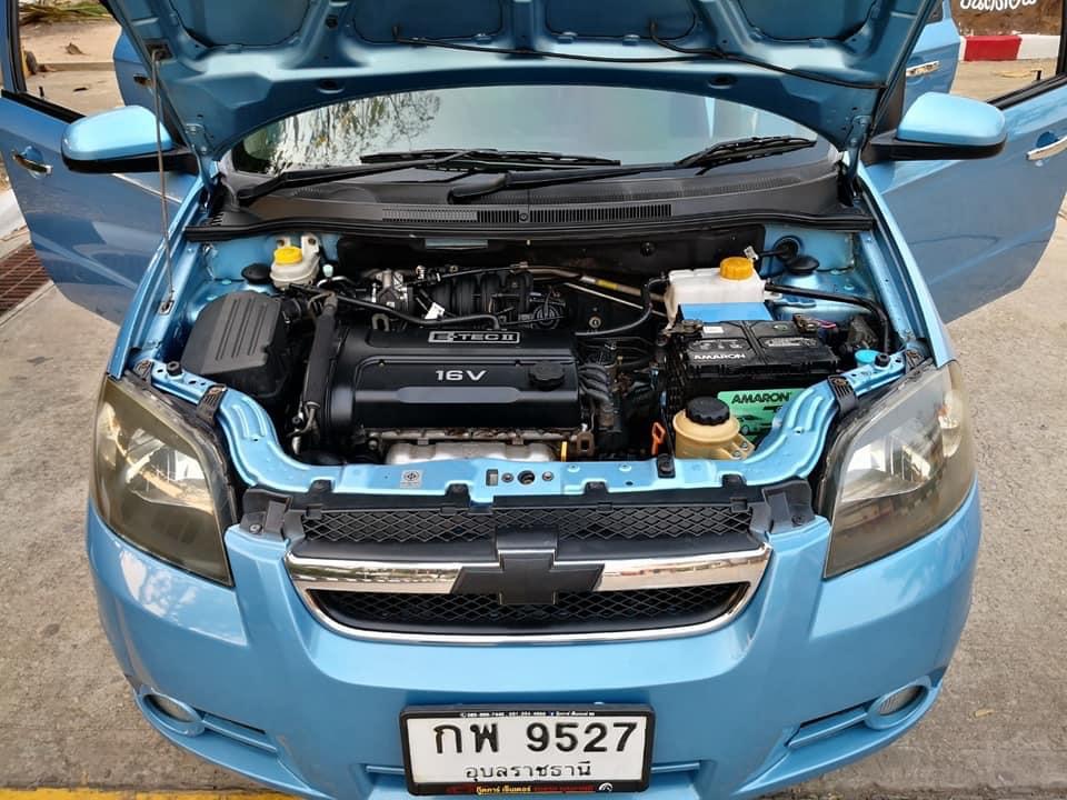 Chevrolet Aveo ปี 2008 สีฟ้า (รูปที่ 4)