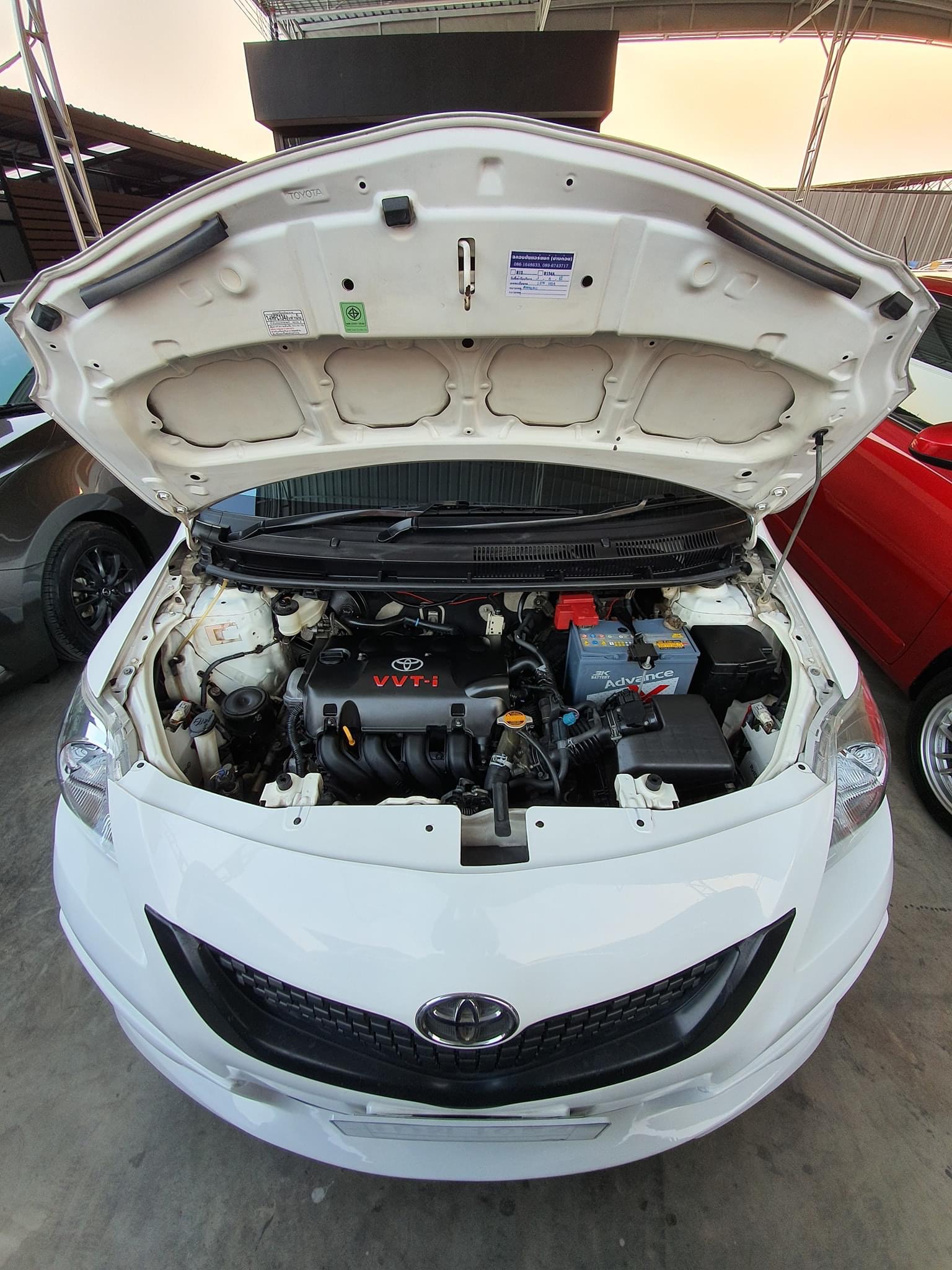 Toyota Vios ปี 2012 สีขาว (รูปที่ 8)