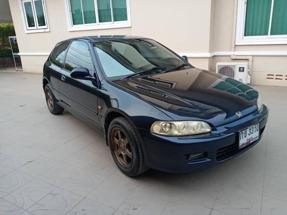 Honda Civic EG โฉม 3 ประตู ปี 1994 สีน้ำเงิน (รูปที่ 2)