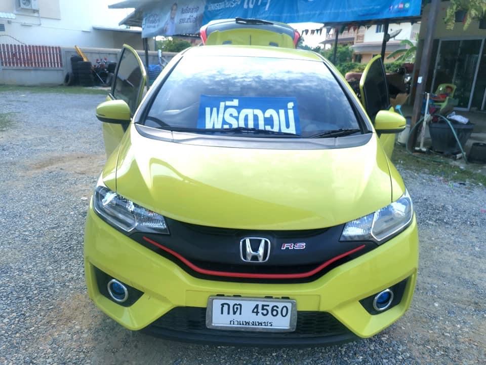 Honda Jazz GK ปี 2015 สีเหลือง (รูปที่ 2)
