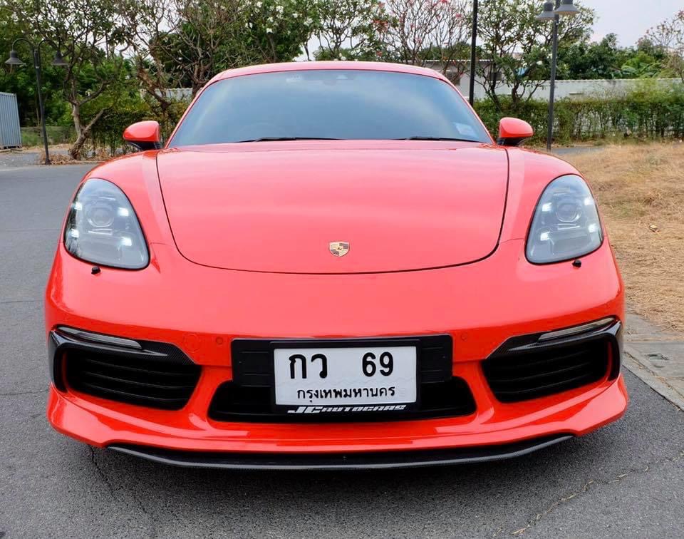 Porsche Boxster (Cayman) 718 Cayman GTS ปี 2018 สีแดง